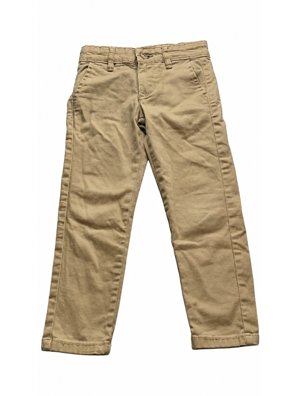 Beverly Hills Polo Club Boys Pants Size 5 Khaki Chinos Cotton Stretch Casual